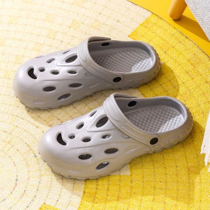 Qida Shun New Fashionable Men's and Women's Hole Shoes Summer Beach Shoes Couple's Dual-Use Sandals Ventilated Baotou Garden Shoes