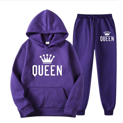 2025 European and American New Autumn and Winter Men's Large Size Thickeneded Casual Hoodies Sweatshirts Sports Fitness Men's Suits