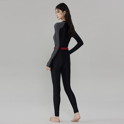 2025 Professional Sports Swimsuit Long Sleeve Trousers Swimsuit Professional Surfing Sunscreen Diving Suit