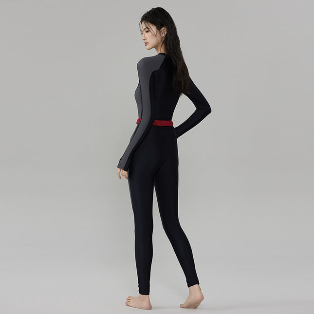 2025 Professional Sports Swimsuit Long Sleeve Trousers Swimsuit Professional Surfing Sunscreen Diving Suit