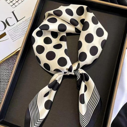 70 Silk Scarf Square Scarf High-end Korean Style Fashion All-match Professional Silk Small Scarf Retro Printed Silk Scarf for Women