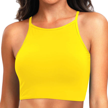 Bikini sports cross-border plus size 2025 vest swimsuit top Amazon European and American sexy women's