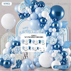 Jt-l0001-17 balloon chain set + [paper card packaging] + [spensive and ribbon]