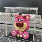 M1014 strawberry bear/acrylic display box