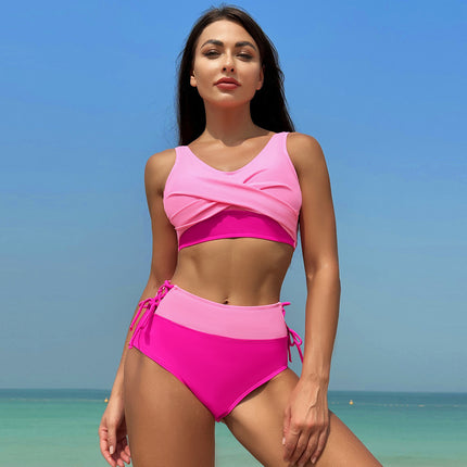 2024 Bikini Swimsuit for Women European and American Style Ins Swimwear Cross-Border Amazon Hot-Selling Bikini Wholesale Eco-Friendly Sexy