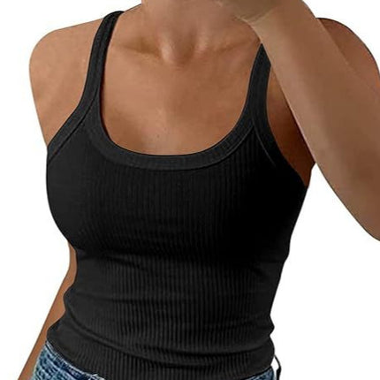 Cross-border American Spice Girl Camisole Women's Summer Outer Wear Pullover Top Inner Wear Sports Street European and American Style Women's Wear
