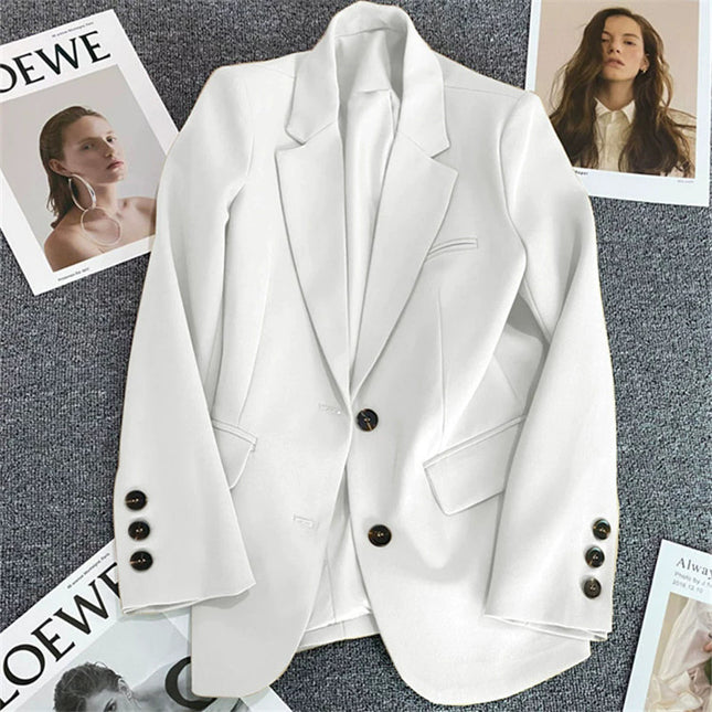 Avocado Green Blazer for Women 2026 Spring and Autumn New Casual Stylish Street-Style Blazer Korean Version Suit Jacket