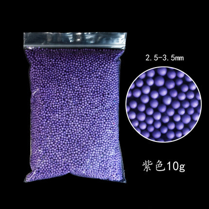Small Packaging Macaroon Foam Ball Surprise Gift Box Decoration Filled Slime Granule Flow Planet