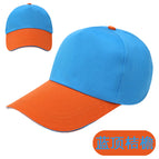 Blue Top Orange Brim / Adjustable