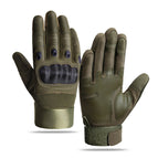 Cloth shell full finger b green / M