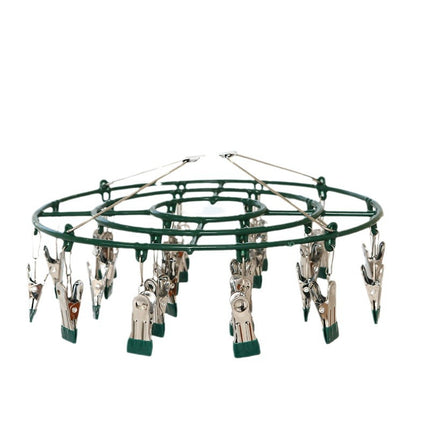Stainless steel drying socks clip drying rack multi-clip household hanging clothes balcony windproof multi-functional drying underwear socks clip