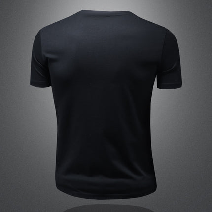 Men's Trendy Versatile Ice Cream Casual Round Neck Short-Sleeved T-Shirt Printed Fashion New Couple