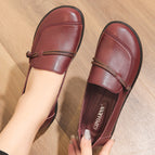 Red single shoes / 35
