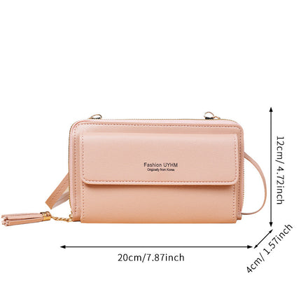 Factory Wholesale Mobile Phone Bag Women's Small Crossbody Shoulder Bag Multifunctional Multi-Card Holder Mini Small Bag Wallet