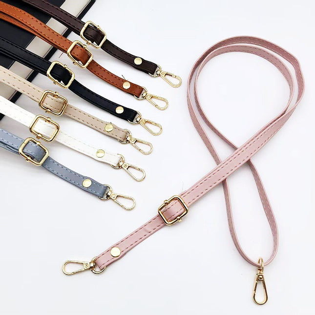 Adjustable Pu Women's Bag Shoulder Strap Single Shoulder Diagonal Bag Strap Handmade Bag Replacement Strap Mobile Phone Lanyard Luggage Accessories