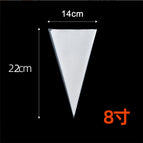 [regular double layer 12 silk] 8inch 14*22 / 50 pieces per pack ldpe