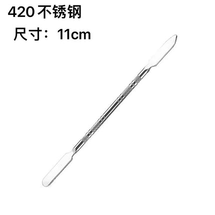 Factory spot stainless steel palette palette with palette bar nail beauty makeup set color palette tools