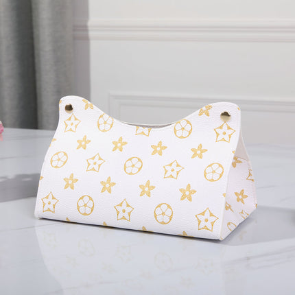 Ins Tissue Box Toilet Paper Car Desktop Paper Box Accessible Luxury Presbyopic Living Room Home Napkin Storage Box