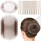 Brown 20 pcs + 40 pcs u-shaped clips 50g