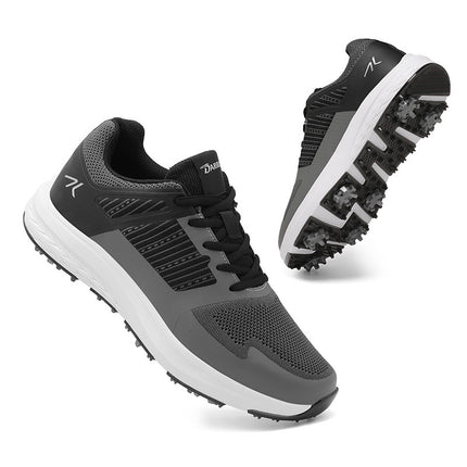 X68 Golf Shoes for Men and Women, Breathable Broken Nails, Movable Nails, Non-Slip Outdoor Casual Sports Shoes