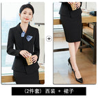 Black (suit + skirt) / S