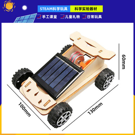 Children's science and technology diy handmade small solar series solar toy car physical model scientific experiment
