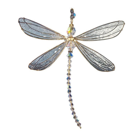 Amazon Personalized Dragonfly Crystal Pendant Window Glue Pendant Wings Metal New Product Dragonfly Sun Catcher