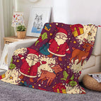 Santa claus and elk 2 / 70*100CM【280g】