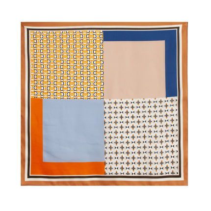 Mulberry Silk Scarf, Old Money Style, Summer Thin Small Scarf, Valentine's Day Gift, Plain Crepe Satin Silk Printed Small Square Scarf