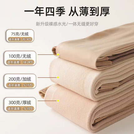 Light leg artifact leggings flower fairy water light socks high waist tummy pantyhose autumn and winter fleece-lined outside wear naked feeling natural