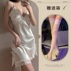White + breast pad + white stockings / One size fits all