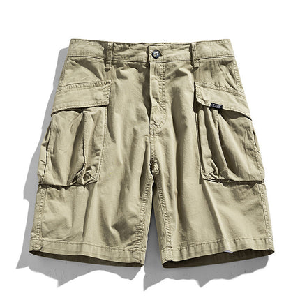 2022 Summer Cross-border Functional Pocket Tooling Shorts Men's Loose Wide-length Pants Youth Sports Pants