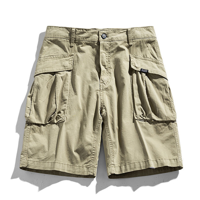 2022 Summer Cross-border Functional Pocket Tooling Shorts Men's Loose Wide-length Pants Youth Sports Pants