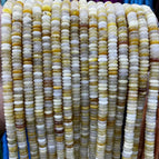 2x6mm (about 150 pieces) / Yellow jade