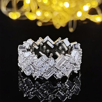 shein design sense cross-border amazon european and american luxury inlaid zircon ladies ring fashion jewelry wholesale r5820