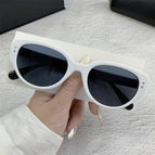 Solid white frame black and gray film
