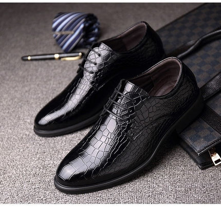 Factory direct 2023 autumn new leather shoes men's business formal leather shoes top layer cowhide daily office non-slip