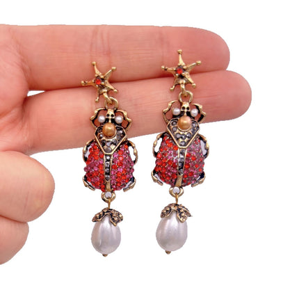 [special clearance] European and American personality silver needle diamond tassel love earrings fashion crystal flower rabbit earrings