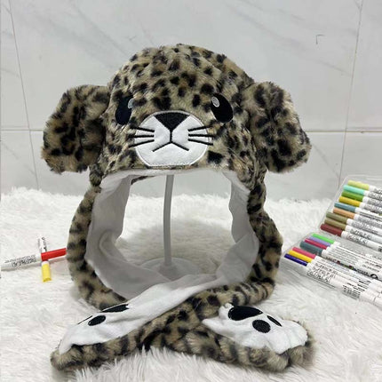Factory direct tremolo hat ears will move cute rabbit hat net red dancing music airbag cap a generation of hair