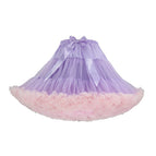Light purple + pink super fluffy style / One Size