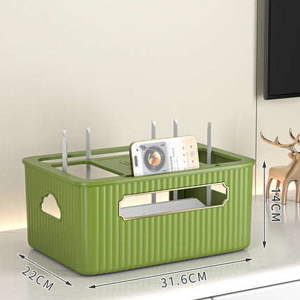 Router wifi storage box TV set-top box storage rack socket wire arrangement desktop wireless light cat placement