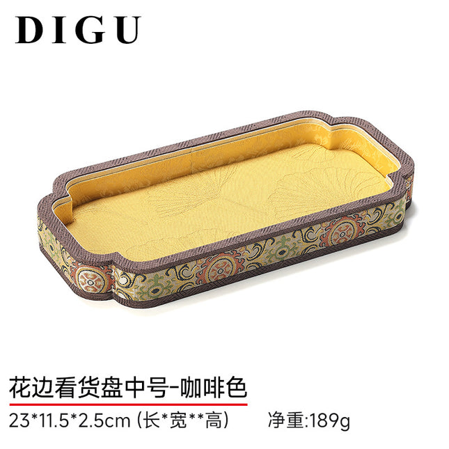 Di Gu Palace Style Jewelry Jewelry Plate Bracelet Necklace Look at Pallet Play Bracelet Storage Plate National Style Display Props