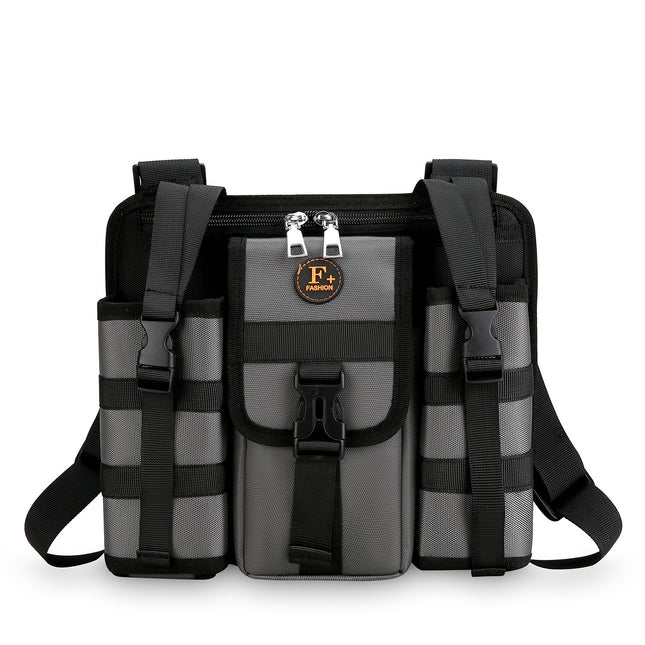 Chest Bag, Casual Water Cup Bag, Tactical Backpack, Outdoor Travel Backpack, Workwear, Sports Water Bottle Bag, Cycling Shoulder Bag