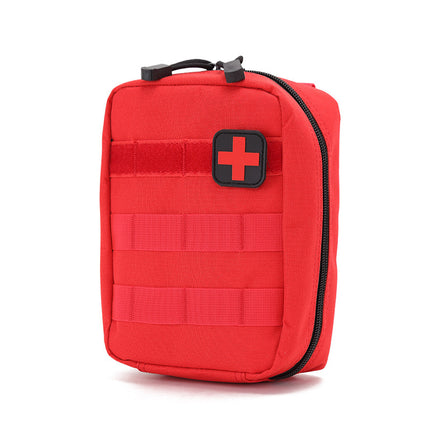 Outdoor Tactical Medical Bag Molle System Webbing Attached Bag Waist Bag Accessories Bag Zipper Bag Multi-Functional Cosmetics Bag