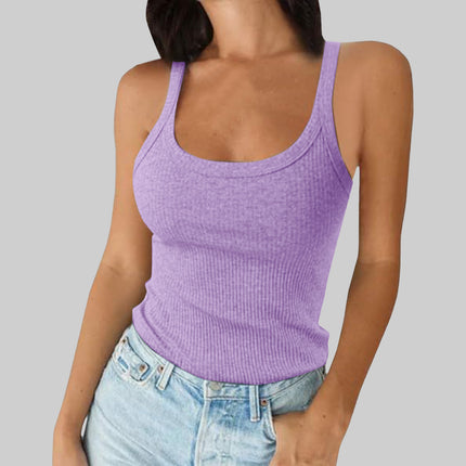 Cross-border American Spice Girl Camisole Women's Summer Outer Wear Pullover Top Inner Wear Sports Street European and American Style Women's Wear