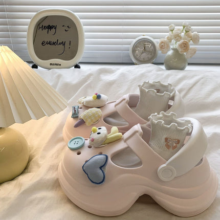 2026 Stylish Summer Women's Clogs, Slip-On Sandals with Height Increase, Super Cute, Casual, Soft-Soled, Comfortable, Lightweight