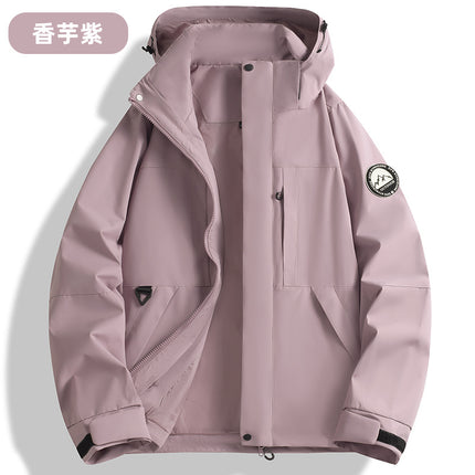 New Hot-Selling Single-Layer Jacket for Men and Women, 2025 New High-Quality Warm Outdoor Waterproof and Windproof Hooded Jacket