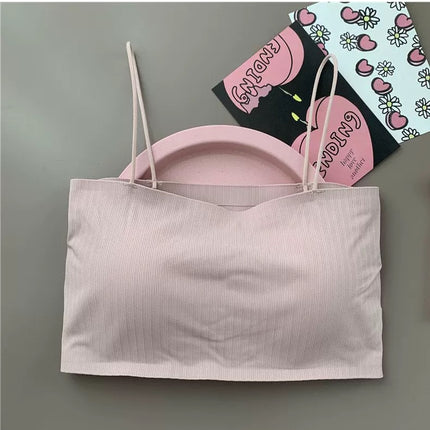 Traceless Beauty Back Tube Top One-piece Anti-walking Breathable Sling Small Vest for Summer Sexy Spice Girl Women's Chest Wrapping