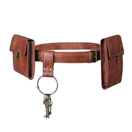 Foreign trade wholesale new bag women's European and American retro ladies waist bag mini outdoor mobile phone change clothing accessories