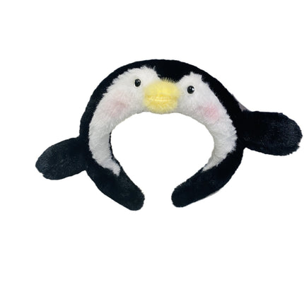 Bubble Chicken ~ Cute Yellow Chicken Stuffed Hair Hoop Women's Face Wash Makeup Special Apply Mask Hair Accessories Headband
